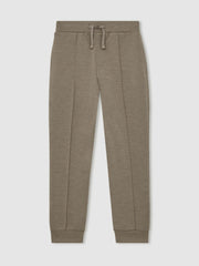 9-13 yrs Interlock Drawstring Joggers in Taupe Brown
