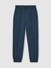 13-14 yrs Interlock Drawstring Joggers in Ocean Blue