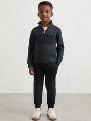 3-9 yrs Interlock Drawstring Joggers in Navy Blue