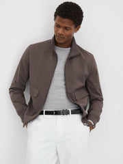 Smooth Leather Belt in Black