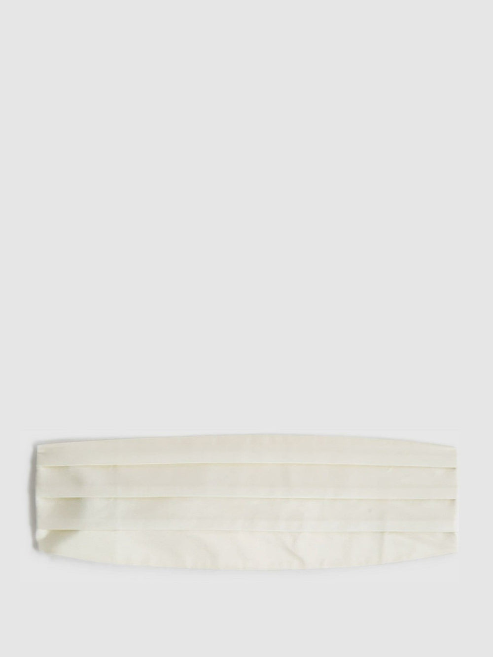 Silk Cummerbund in Ivory