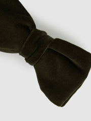 Velvet Bow Tie in Emerald