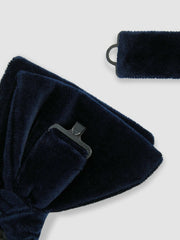 Velvet Bow Tie in Navy