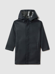 3-9 yrs Water Repellent Hooded Coat in Navy