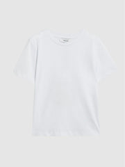 4-9 yrs Crew Neck T-Shirt in White