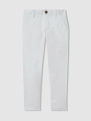 9-14 yrs Slim Fit Casual Chinos in White