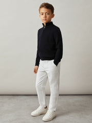 9-14 yrs Slim Fit Casual Chinos in White