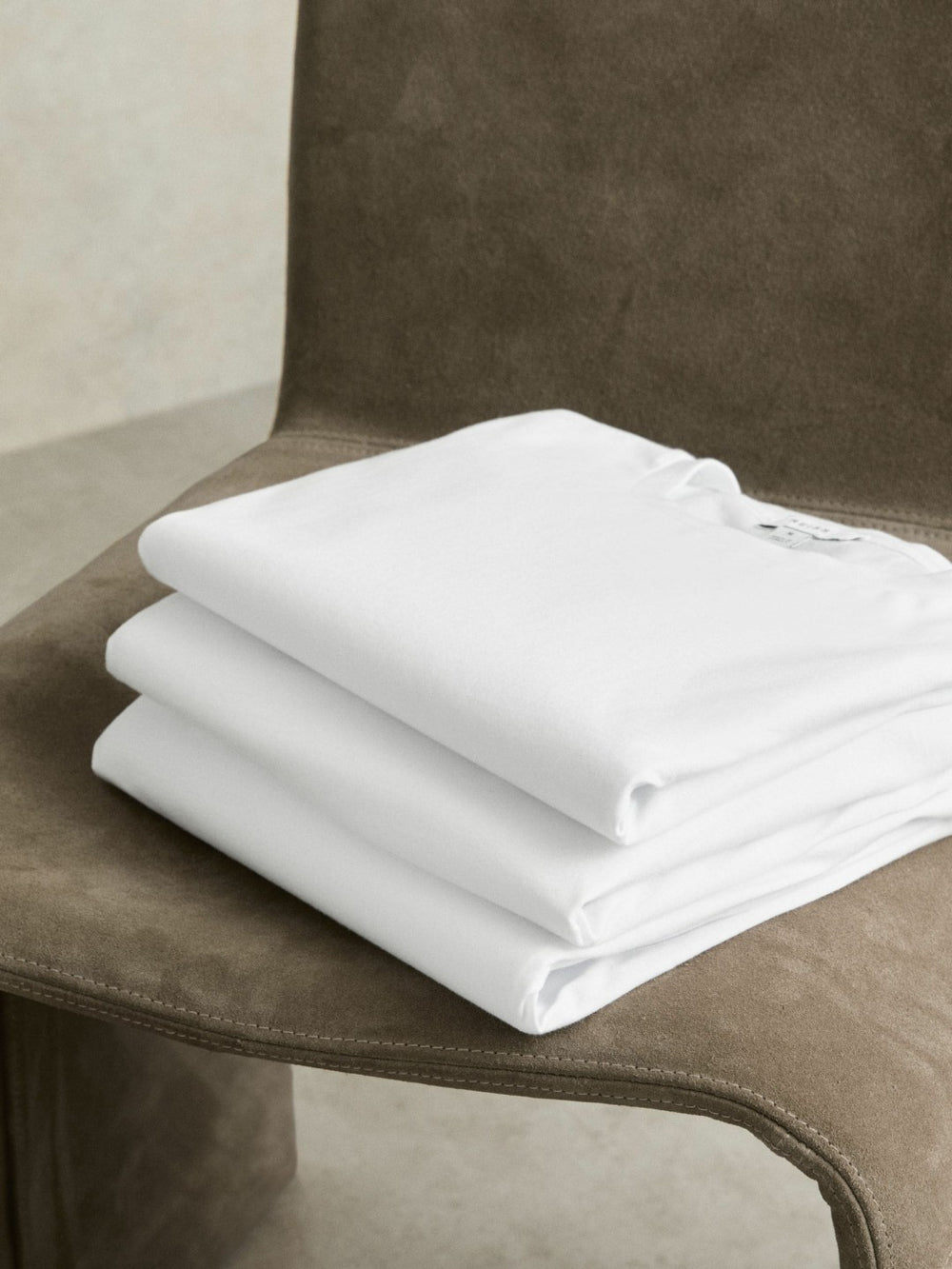 Cotton-Jersey Crew-Neck T-shirts 3 Pack in White