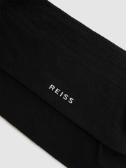 Ribbed Socks in Black