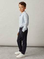 9-14 yrs Slim Fit Casual Chinos in Navy