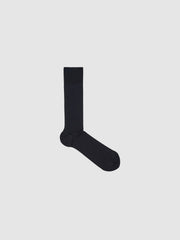 Ribbed Socks in Navy