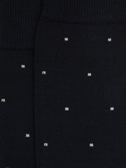 Polka Dot Socks in Navy