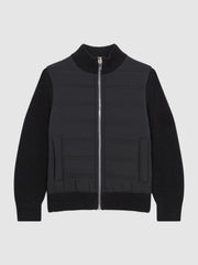 3-9 yrs Hybrid Zip Through Quilted Jacket in Navy