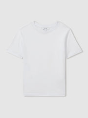 9-13 yrs Crew Neck T-Shirt in White