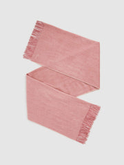 Wool-Cashmere Scarf in Blush
