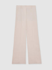 Petite Wide-Leg Suit Trousers in Pink