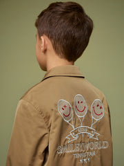3-9 yrs SmileyWorld Harrington Jacket in Stone