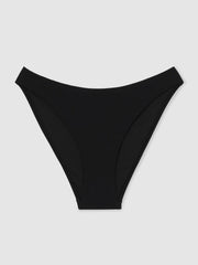 High Cut Bikini Bottoms in Black