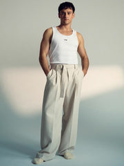 | Tom Daley Cotton Lover Vest with Stretch in White