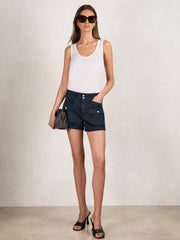 Paige Cargo Shorts in Navy