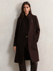Petite Coat in Chocolate Brown