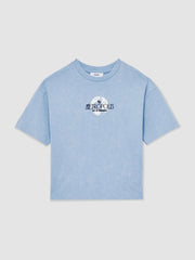 9-13 yrs Superman Metropolis Logo T-Shirt in Light Blue