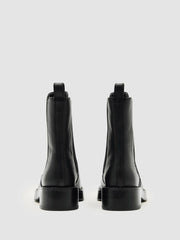 Leather Chelsea Boots in Black