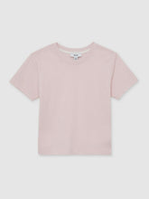 13-14 yrs Cotton Crew Neck T-Shirt in Pink