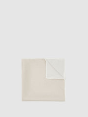 Silk Polka Dot Pocket Square in Champagne