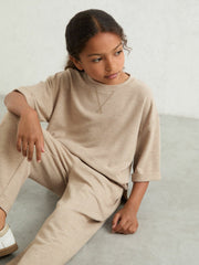 9-13 yrs Top And Trousers Lounge Set in Oatmeal