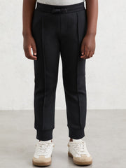9-13 yrs Interlock Drawstring Joggers in Navy Blue
