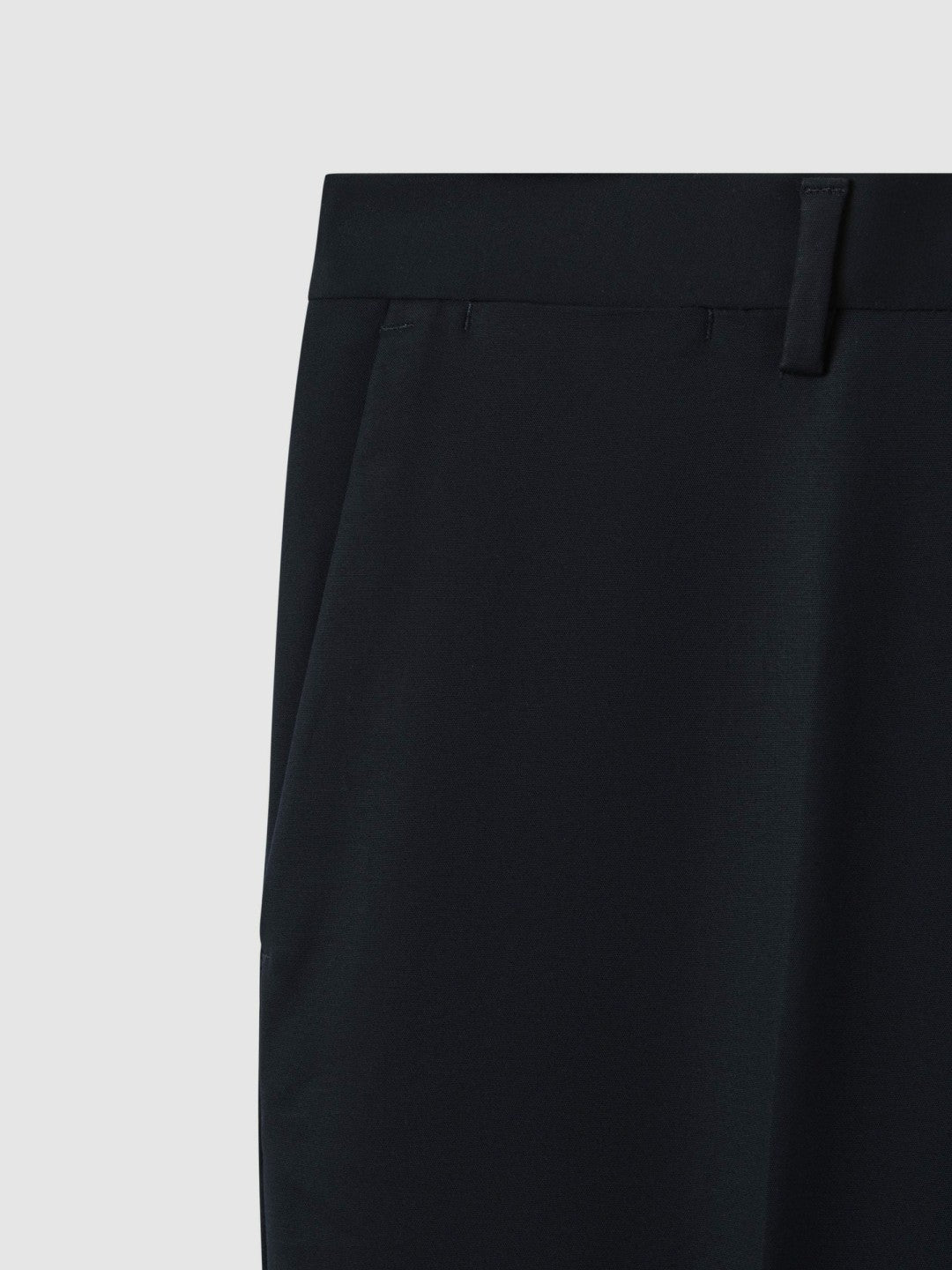 Slim Fit Cotton Blend Chinos in Navy