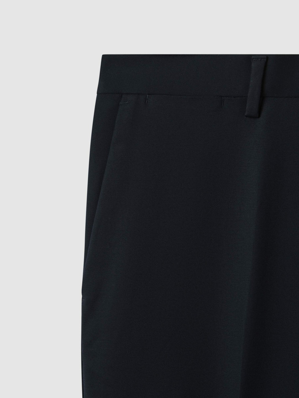 Slim Fit Cotton Blend Chinos in Navy