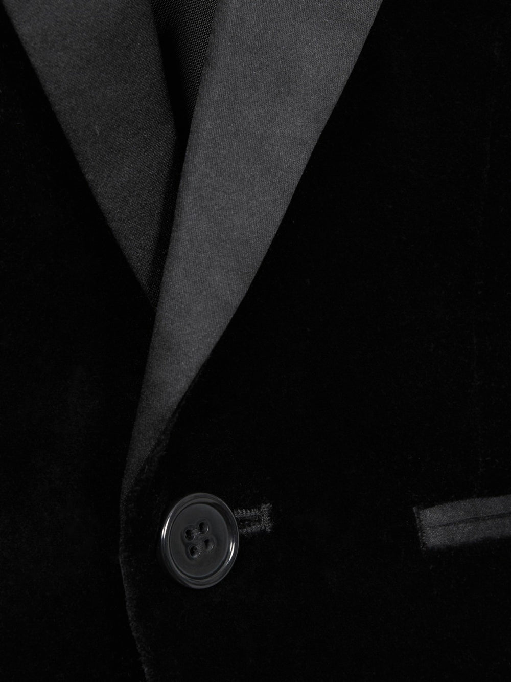 9-14 yrs Single Breasted Velvet Blazer in Black
