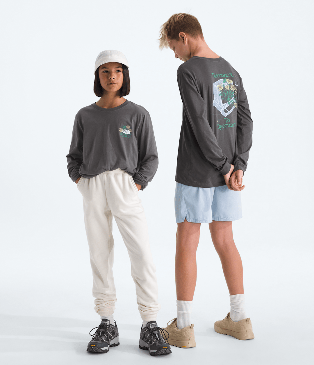 Boys’ & Girls’ Evolution Disconnect Long-Sleeve Tee—Graphic / The North Face