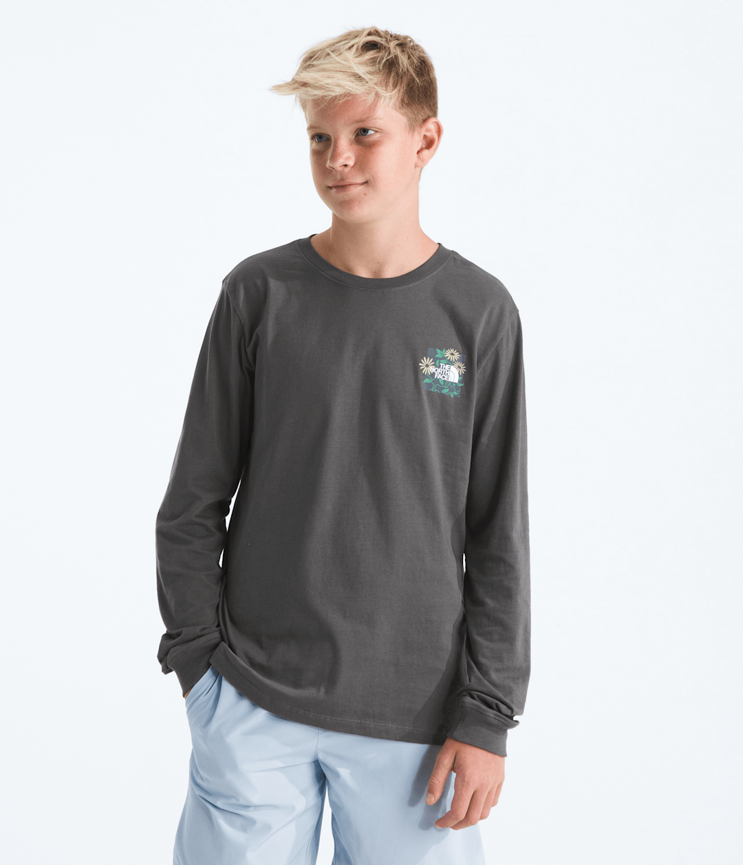 Boys’ & Girls’ Evolution Disconnect Long-Sleeve Tee—Graphic / The North Face