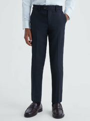 3-9 yrs Wool Blend Adjustable Trousers in Navy
