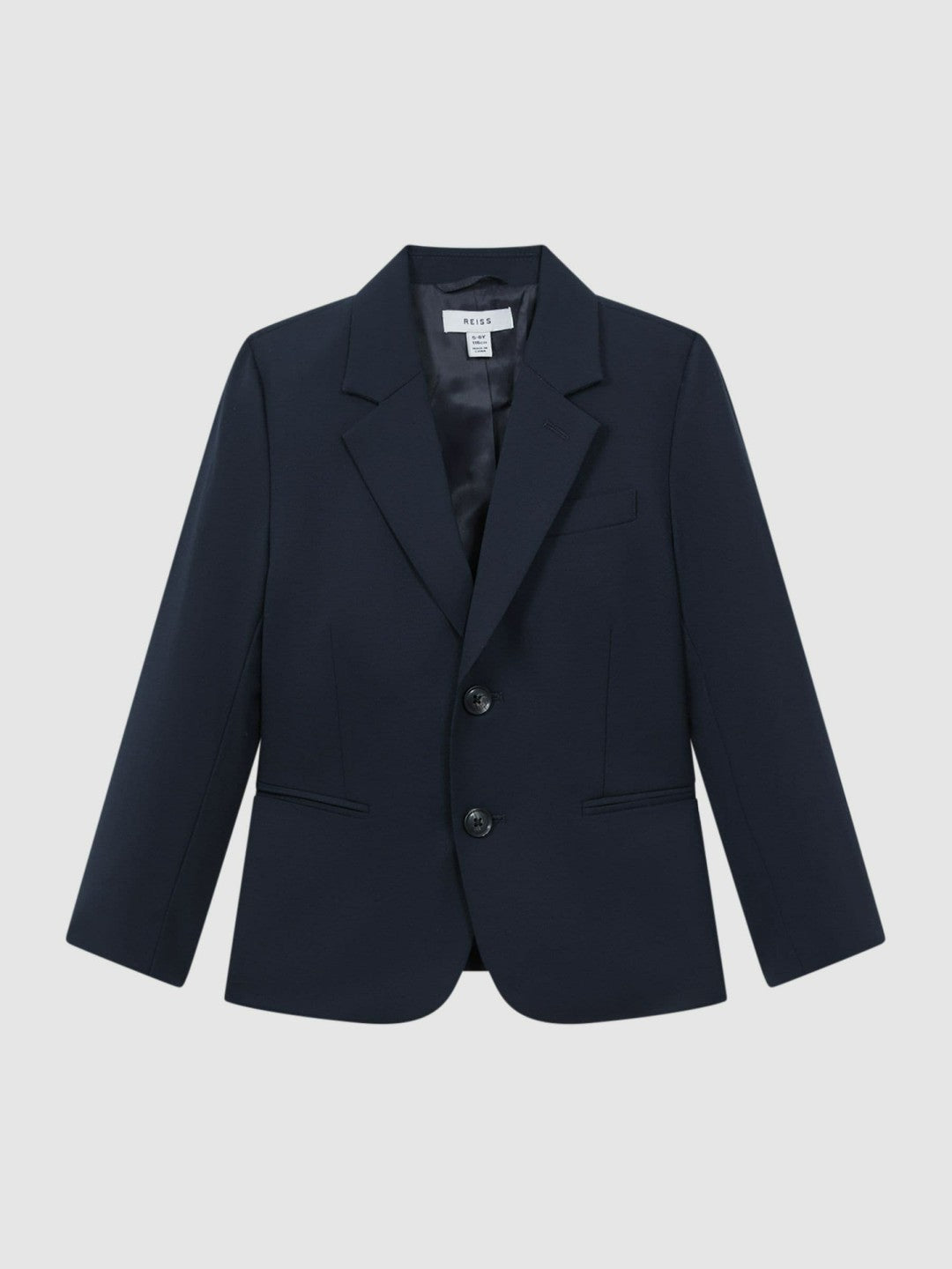 9-14 yrs Wool Blend Single Breasted Blazer in Navy