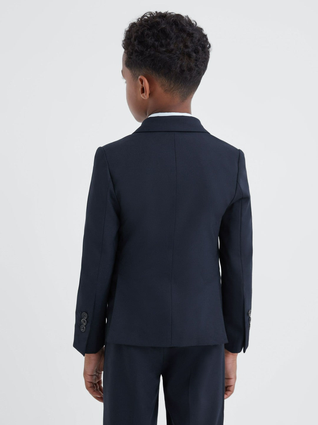 9-14 yrs Wool Blend Single Breasted Blazer in Navy