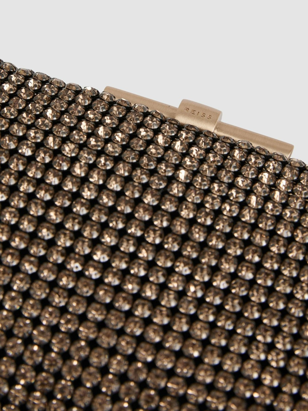 Embellished Clutch Bag in Gold