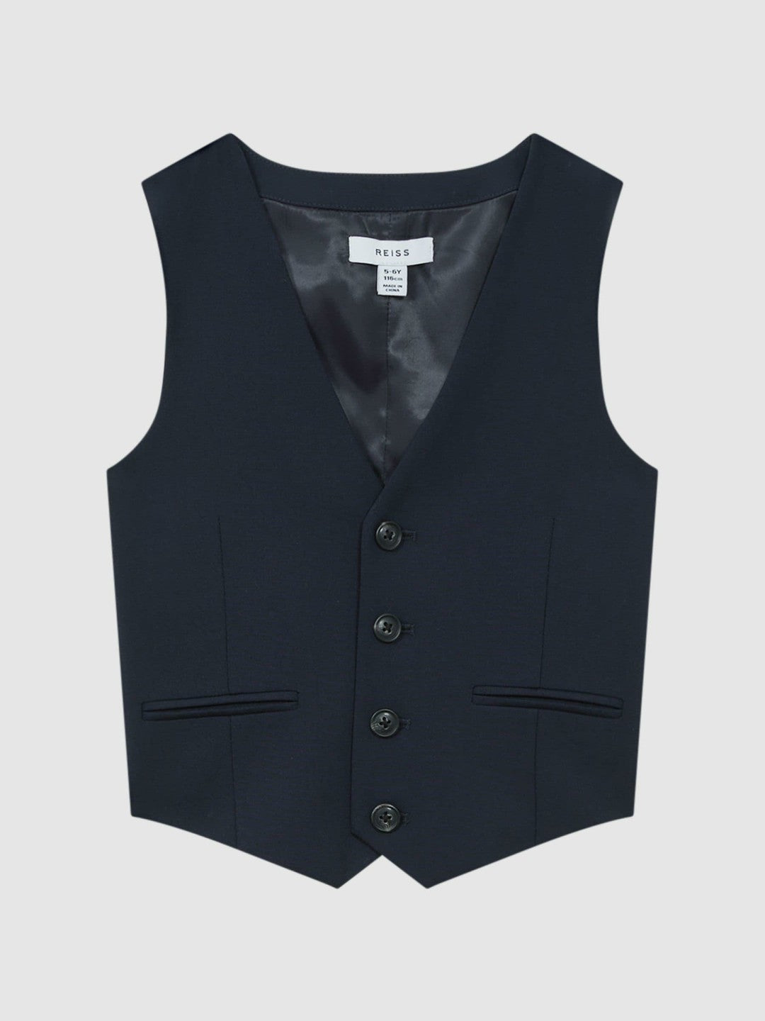 9-14 yrs Modern Fit Waistcoat in Navy