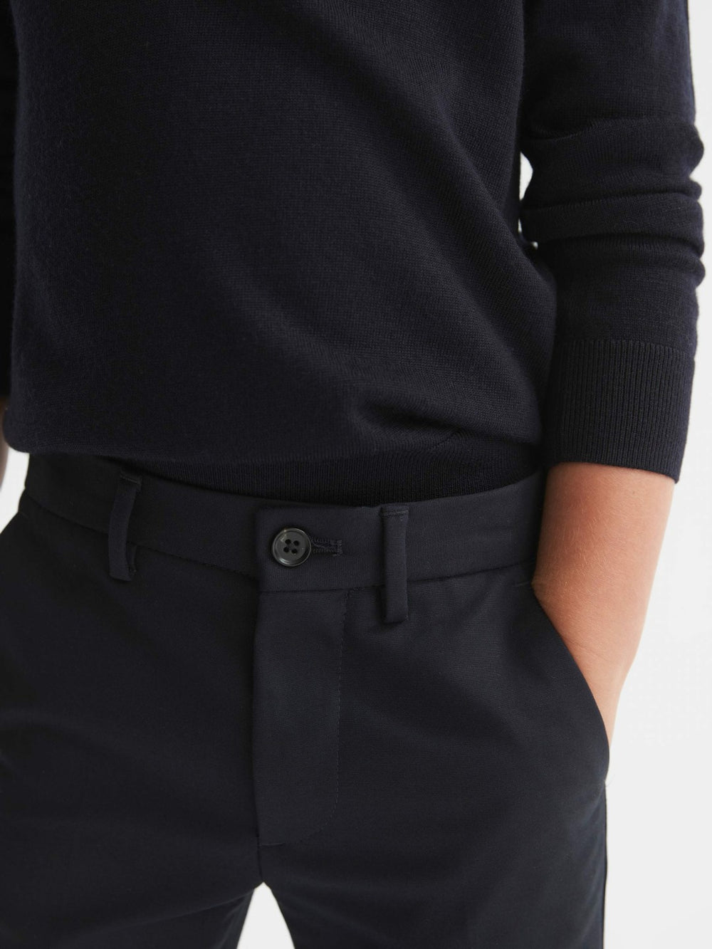 9-14 yrs Slim Fit Chinos in Navy