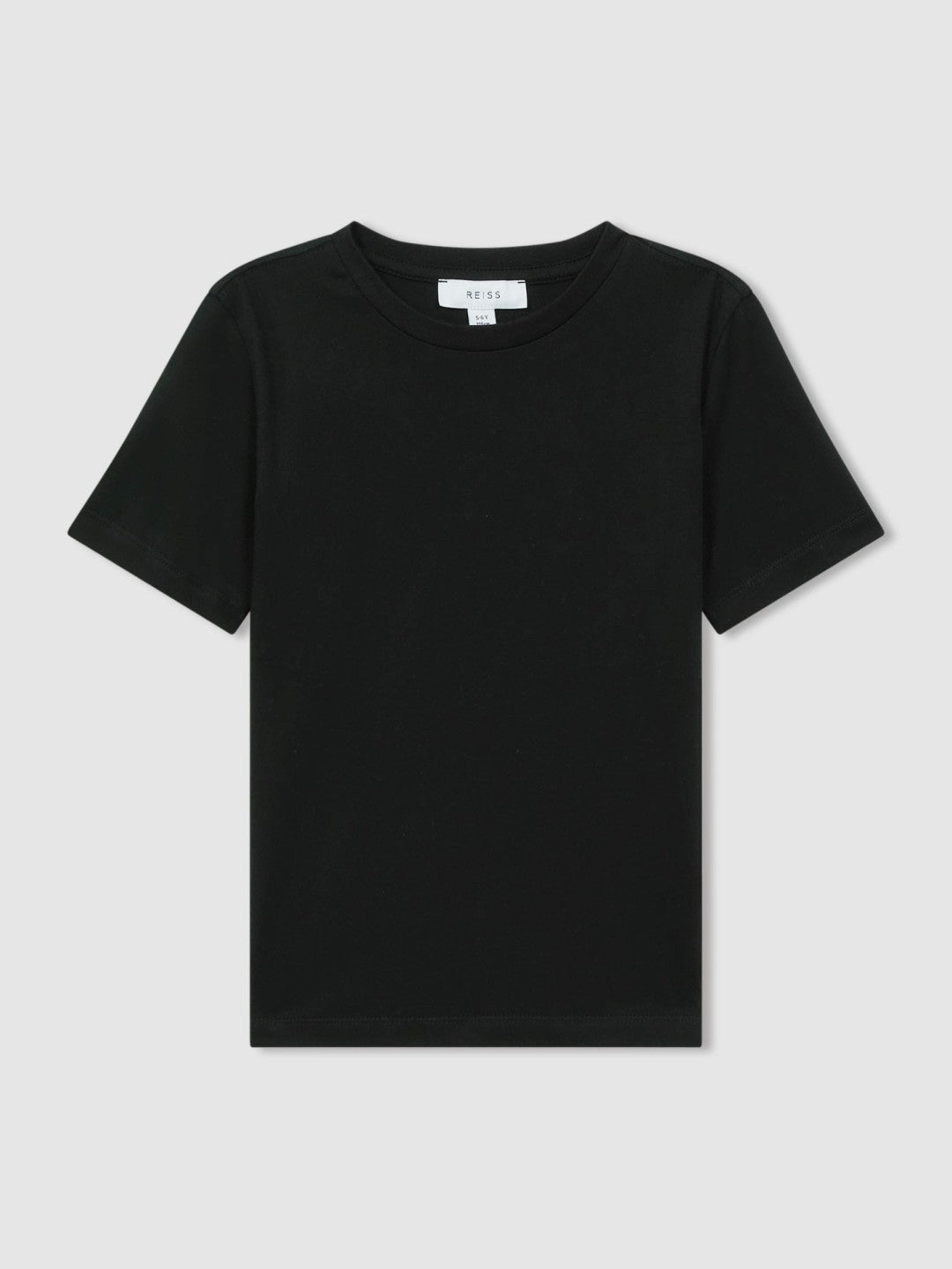 9-13 yrs Crew Neck T-Shirt in Black