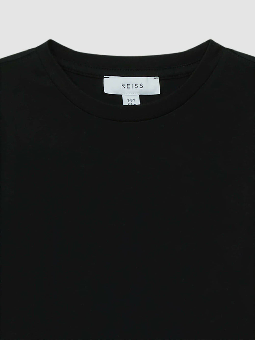 9-13 yrs Crew Neck T-Shirt in Black