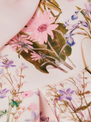 Senior Scuba Floral Printed Dress in Multi