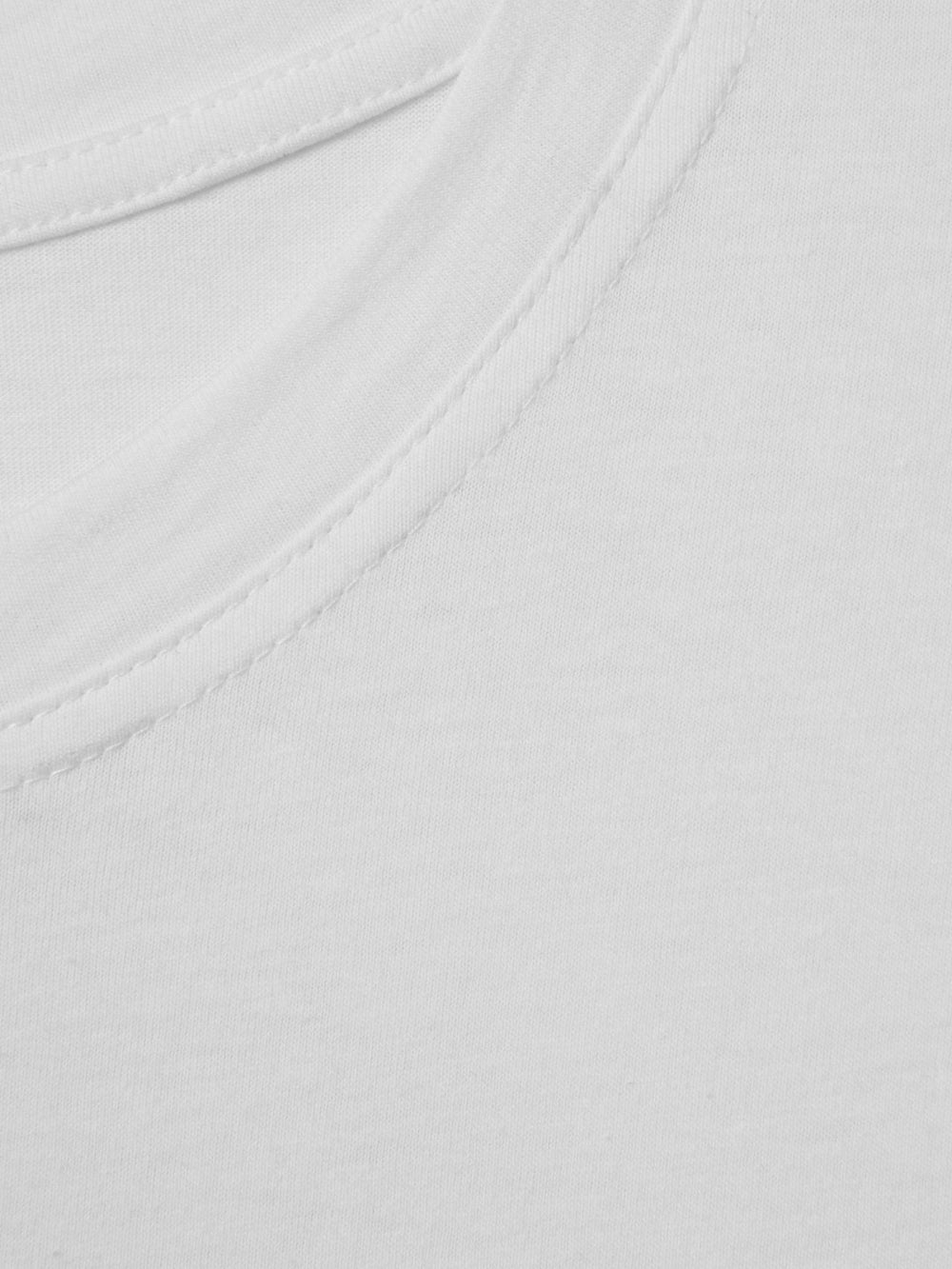 Cotton Capped Sleeve T-Shirt in White