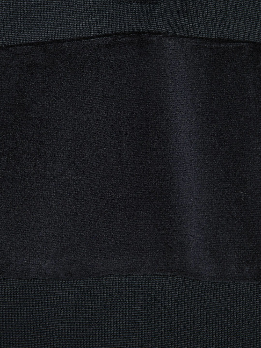9-13 yrs Slim Fit Half-Zip Funnel Neck Velour Sweatshirt in Navy