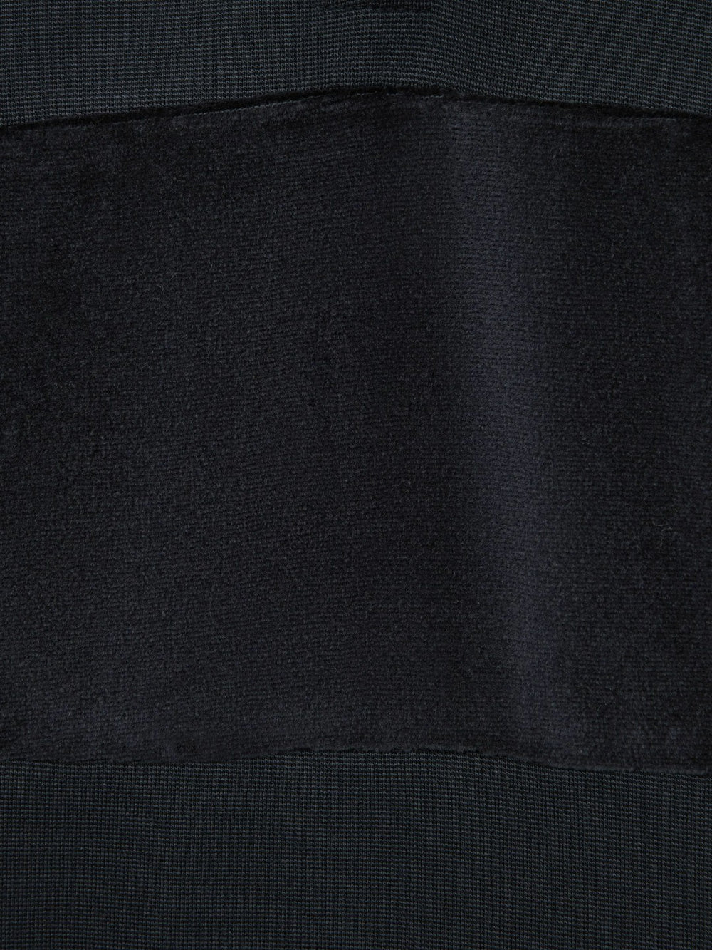 9-13 yrs Slim Fit Half-Zip Funnel Neck Velour Sweatshirt in Navy