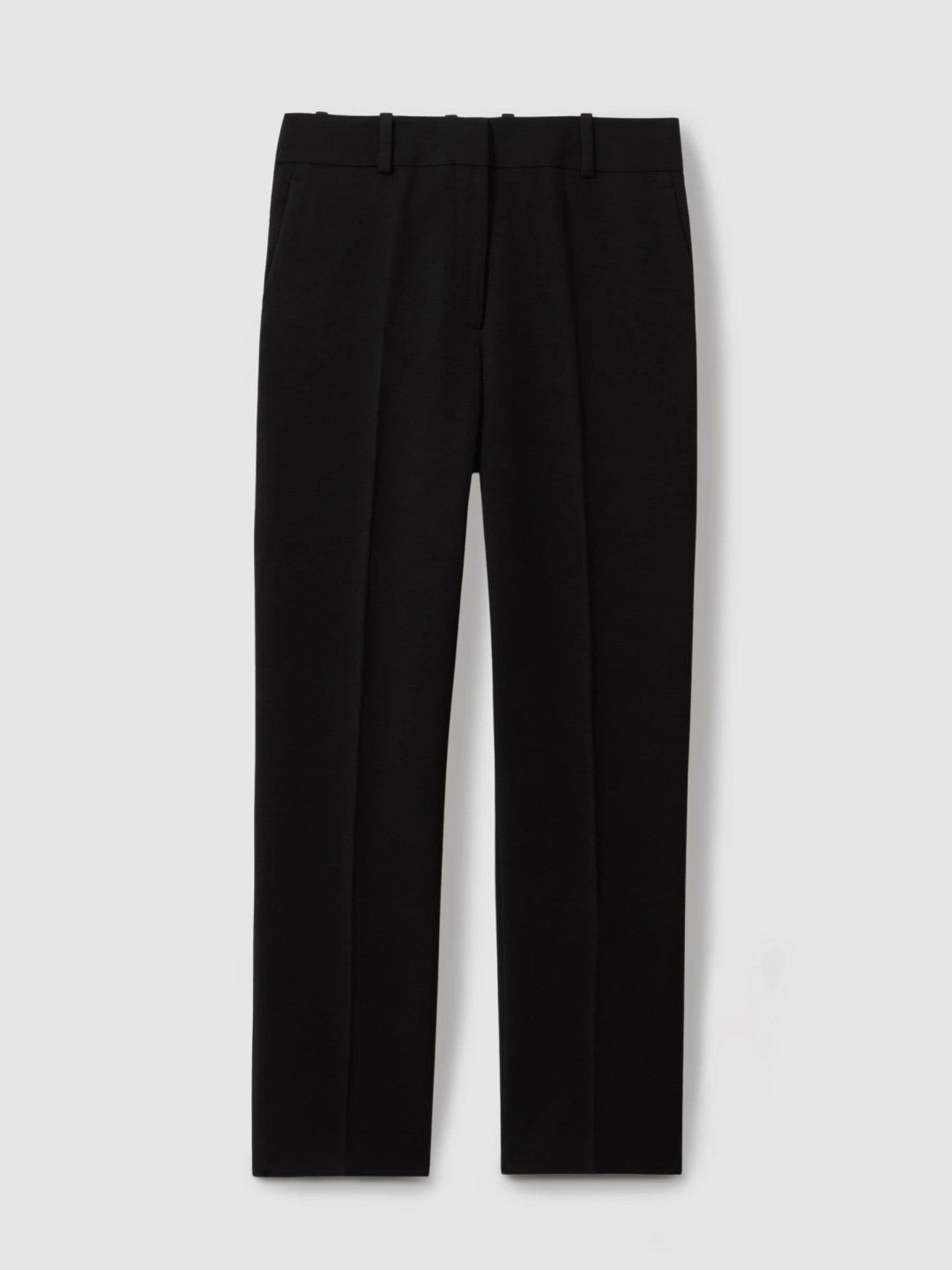 Petite Slim Fit Suit Trousers in Black