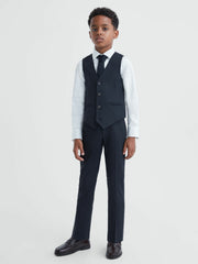 3-9 yrs Wool Blend Waistcoat in Navy